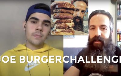 Entrevista a JOE BURGERCHALLENGE?, comedor profesional: «No era consciente de las grandes cantidades de comida que podía ingerir»