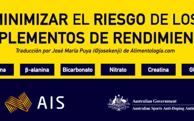La Seguridad del consumo de Suplementos de Rendimiento según el Instituto Australiano del Deporte (AIS)